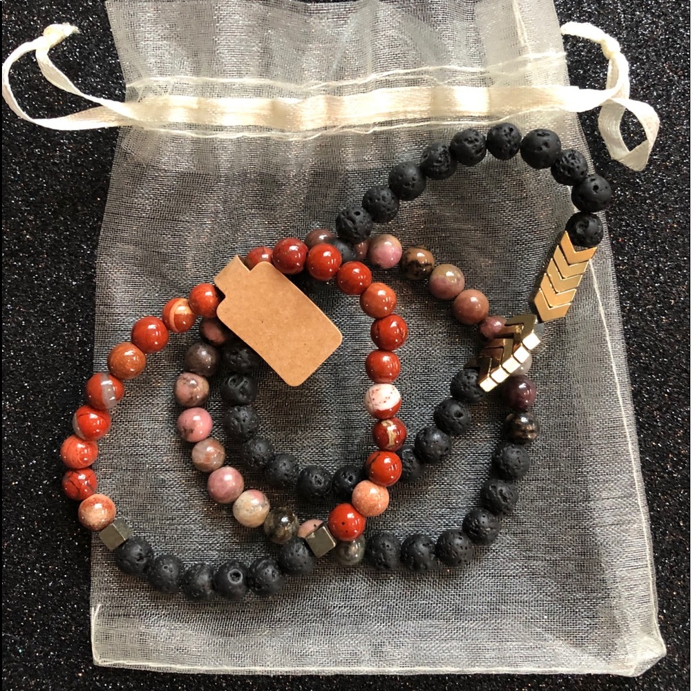 Lava Bracelets set of 3